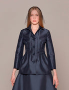 giacca blue mikado - vivetta - giacca