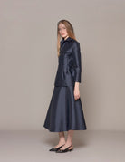 giacca blue mikado - vivetta - giacca