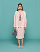 giacca boucle strass rosa - n21 alessandro dell'acqua - giacca