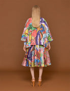 giacca caban fantasia rosa viola - stella jean - giacca