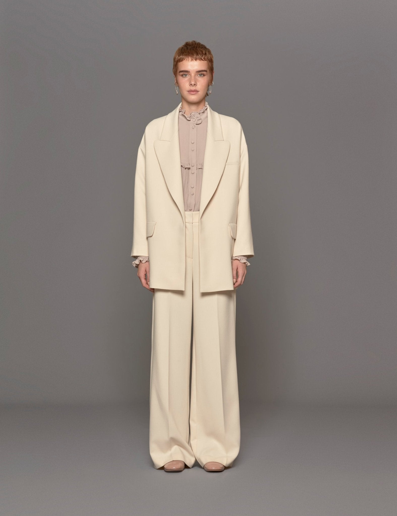 giacca cady over latte - blufrida - blazer