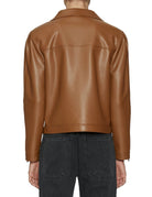 giacca chiodo ecopelle cuoio - Frida SRL