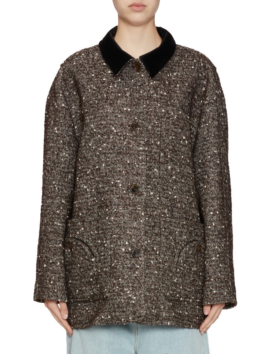 giacca clelia brown white - blaze - giacca