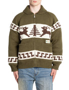 giacca cowichan jacquard army mix - roy rogers - giacca