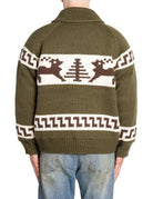 giacca cowichan jacquard army mix - roy rogers - giacca