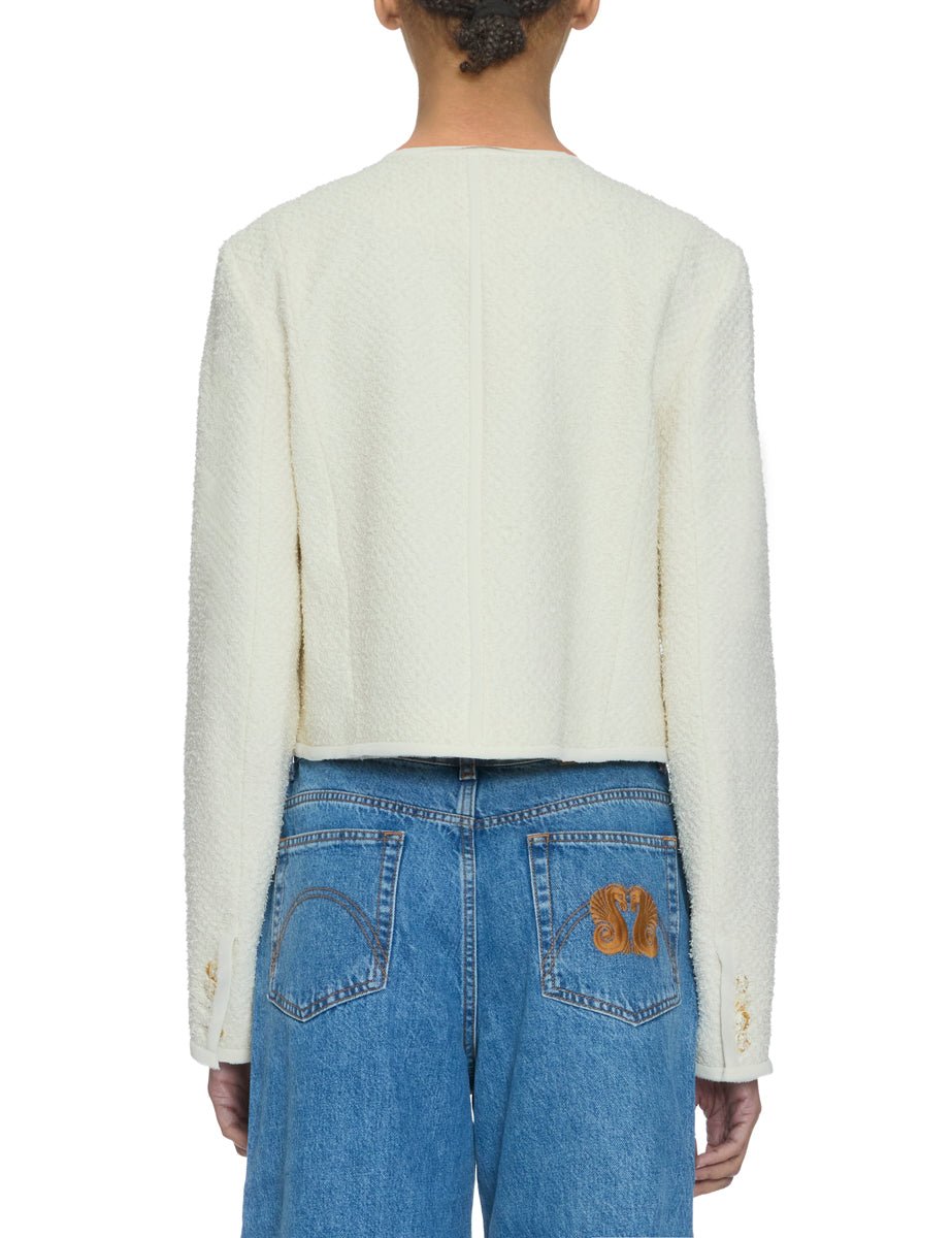 giacca cropped brynn cowrie - ulla johnson - giacca