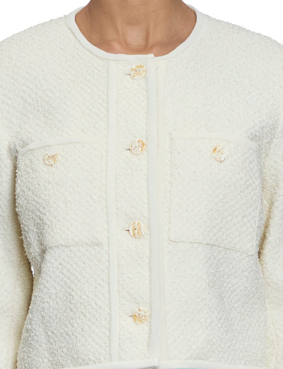 giacca cropped brynn cowrie - ulla johnson - giacca