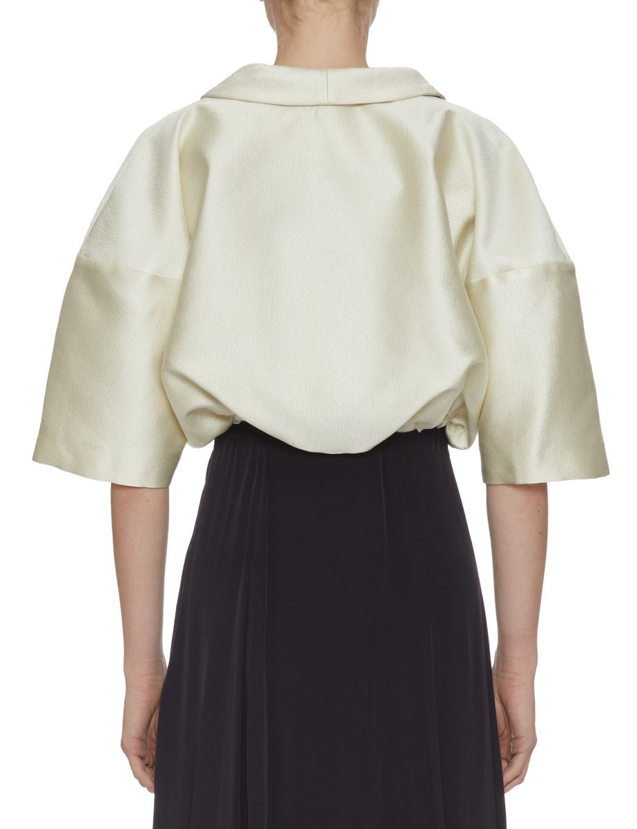 giacca cropped papyrus - vivetta - giacca