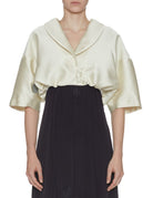giacca cropped papyrus - vivetta - giacca