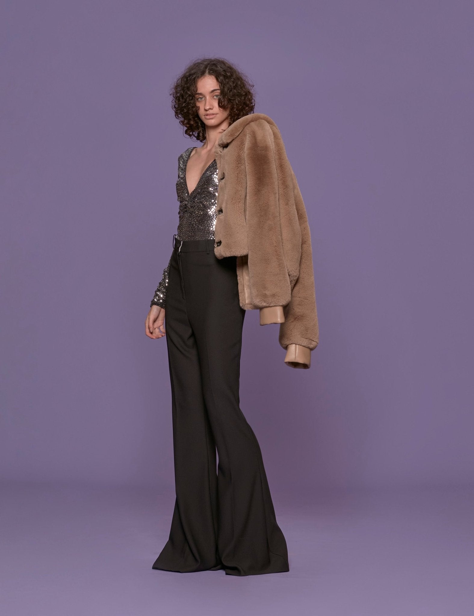 giacca ecofur fluffy - Frida SRL