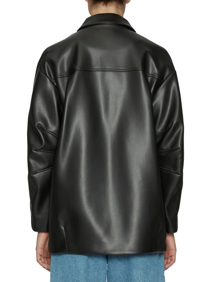giacca ecopelle nero - Frida SRL