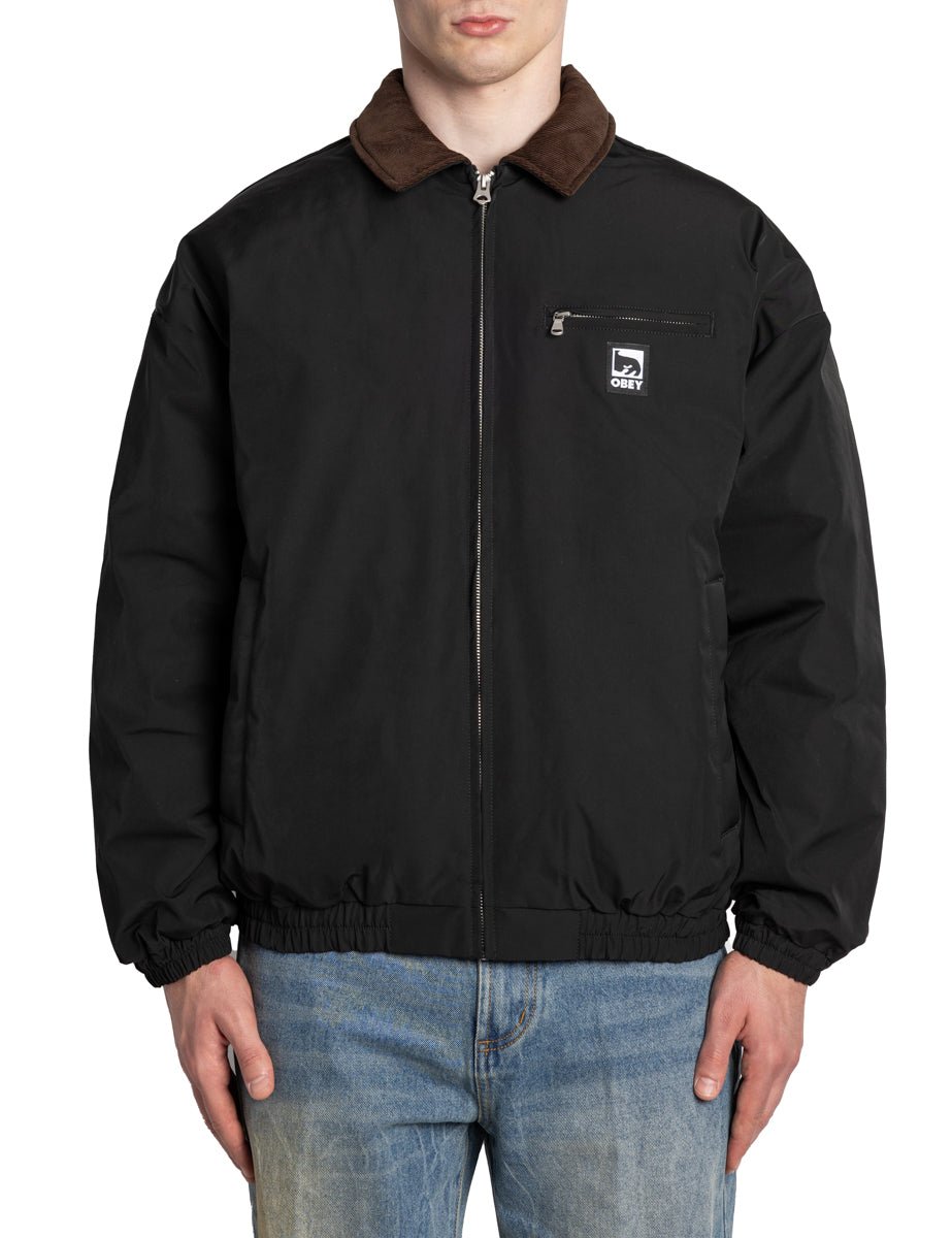 giacca elysian nero - obey - giacca