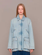 giacca jeans wesley stromboli blue - haikure - giacca