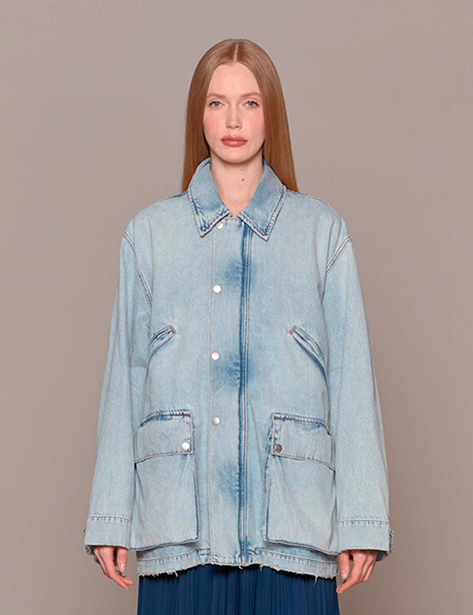 giacca jeans wesley stromboli blue - haikure - giacca