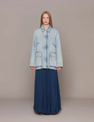 giacca jeans wesley stromboli blue - haikure - giacca