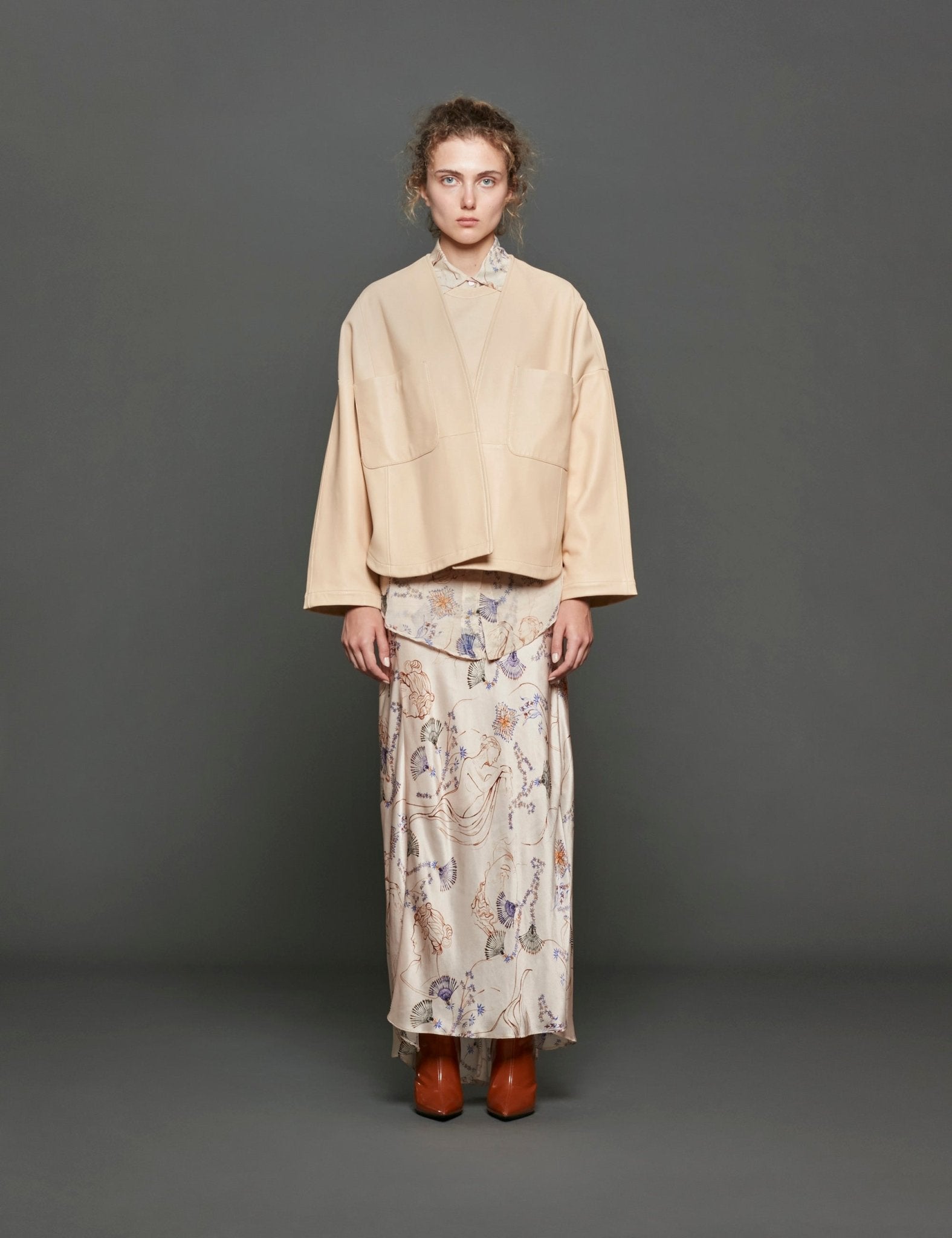 giacca kimono nappa - forte forte - cappotto