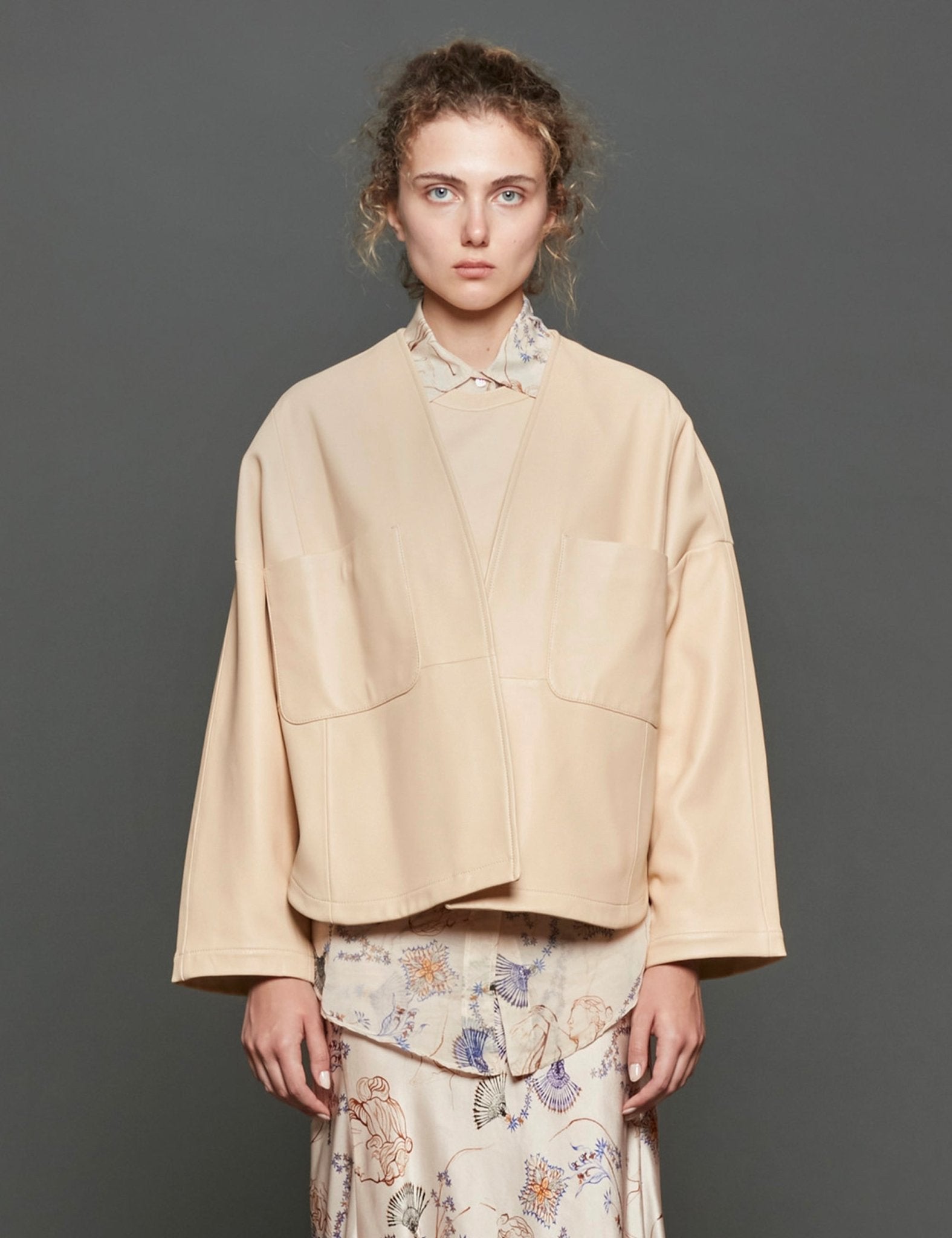 giacca kimono nappa - forte forte - cappotto