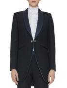 giacca long smoking blu - vivetta - giacca