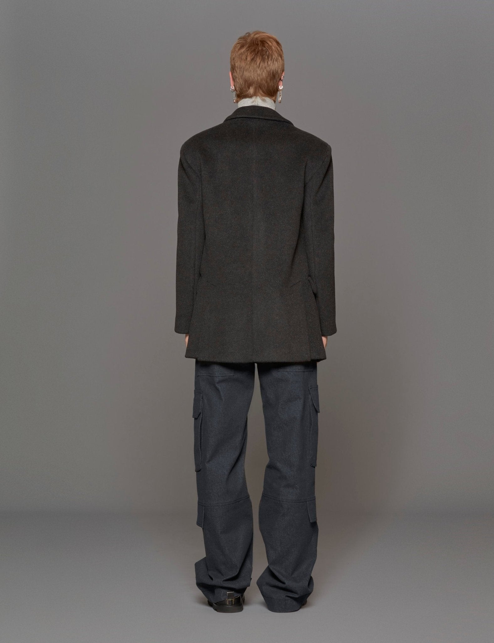 giacca manolana stretch antracite - blufrida - blazer