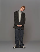 giacca manolana stretch antracite - blufrida - blazer