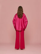 giacca mikado fuxia - Frida SRL