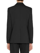 giacca monopetto punto milano nero - Frida SRL