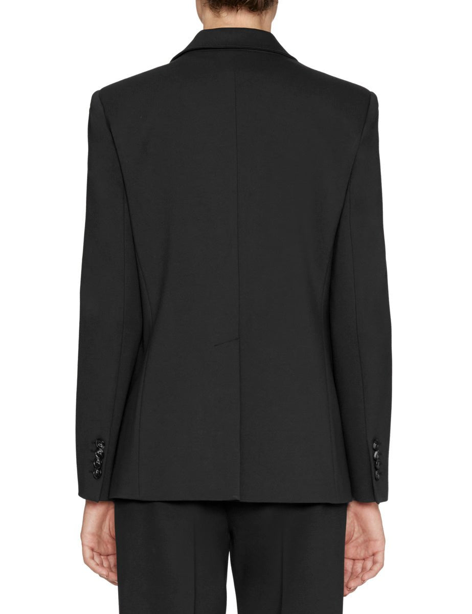giacca monopetto punto milano nero - Frida SRL