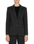 giacca monopetto punto milano nero - Frida SRL