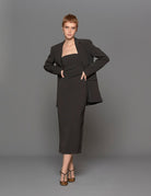 giacca over crepe nero - blufrida - blazer