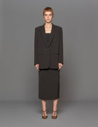 giacca over crepe nero - blufrida - blazer