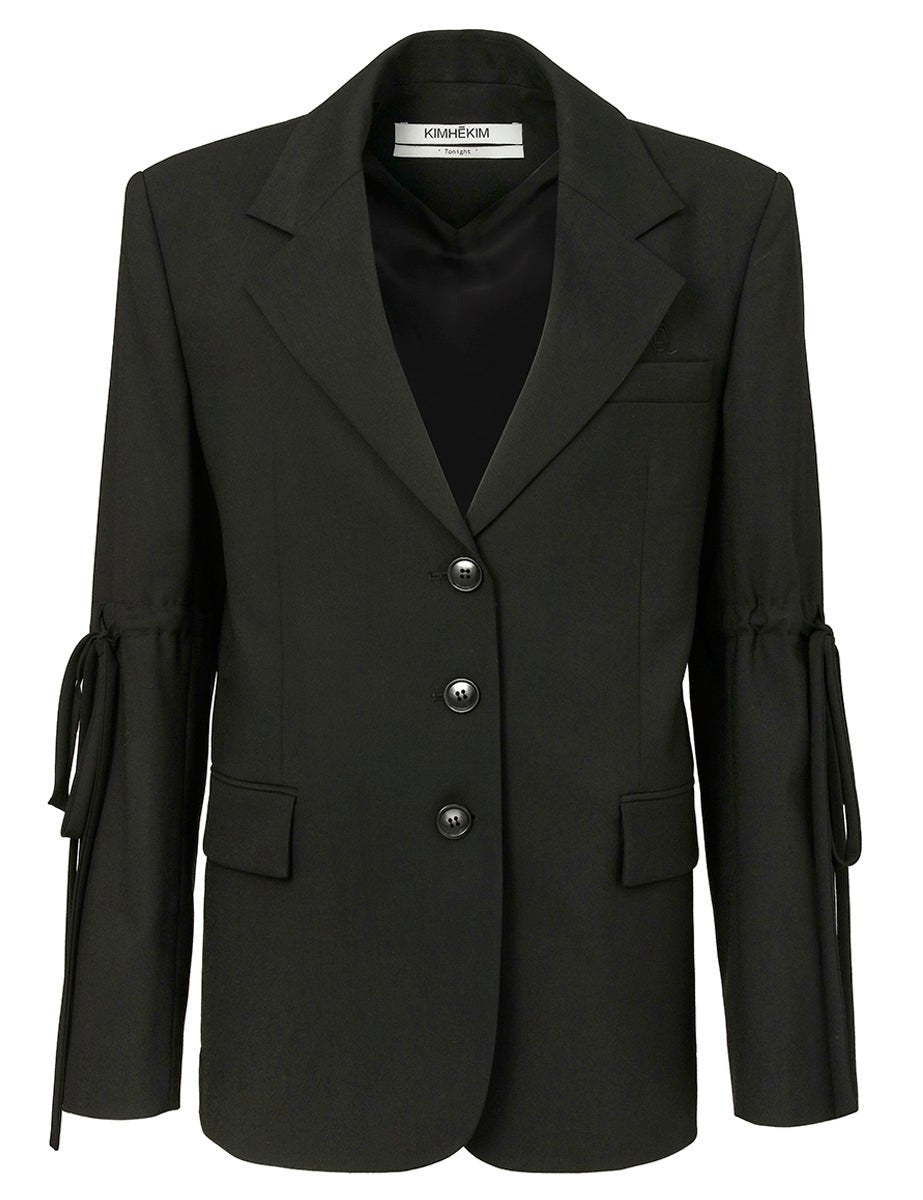 giacca over fiocchi black - kimhekim - giacca