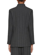 giacca over gessato grigio - jacqueur - blazer