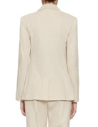 giacca piquet doppipetto tela - max mara - giacca