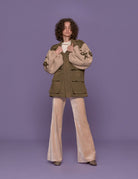 giacca sahara ecofur manica crochet - tu lize - giacca