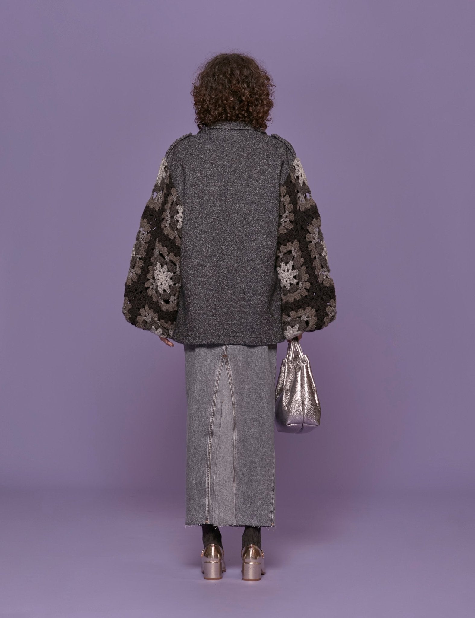 giacca sahara panno crochet - tu lize - giacca