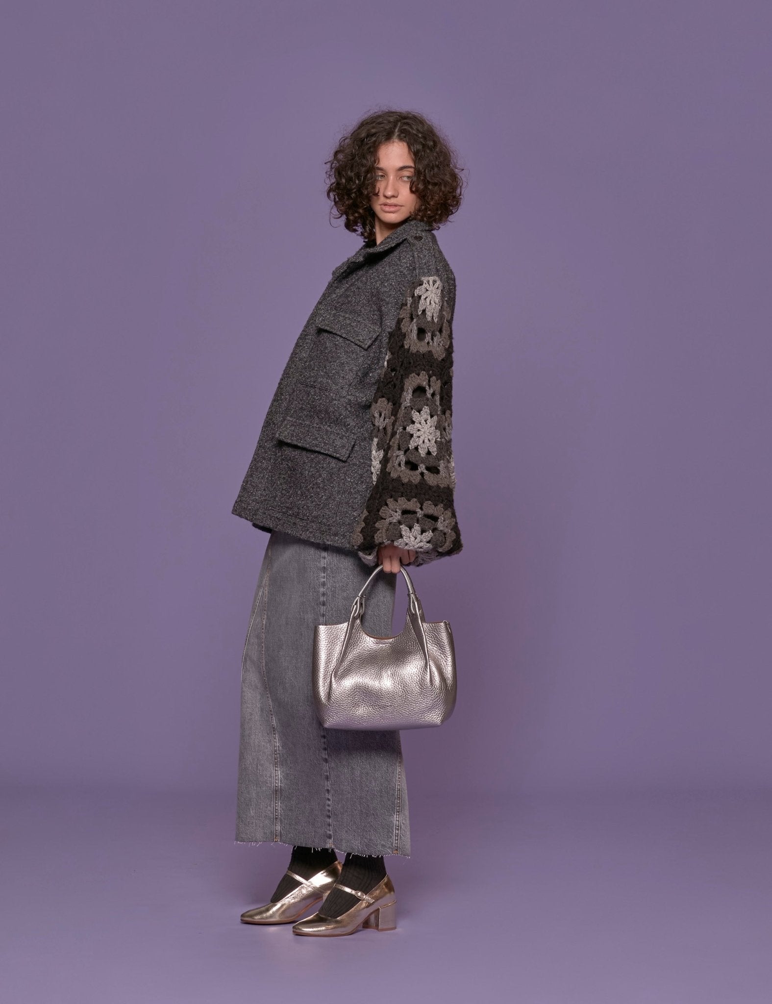 giacca sahara panno crochet - tu lize - giacca