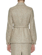 giacca seanna paint beige - Frida SRL