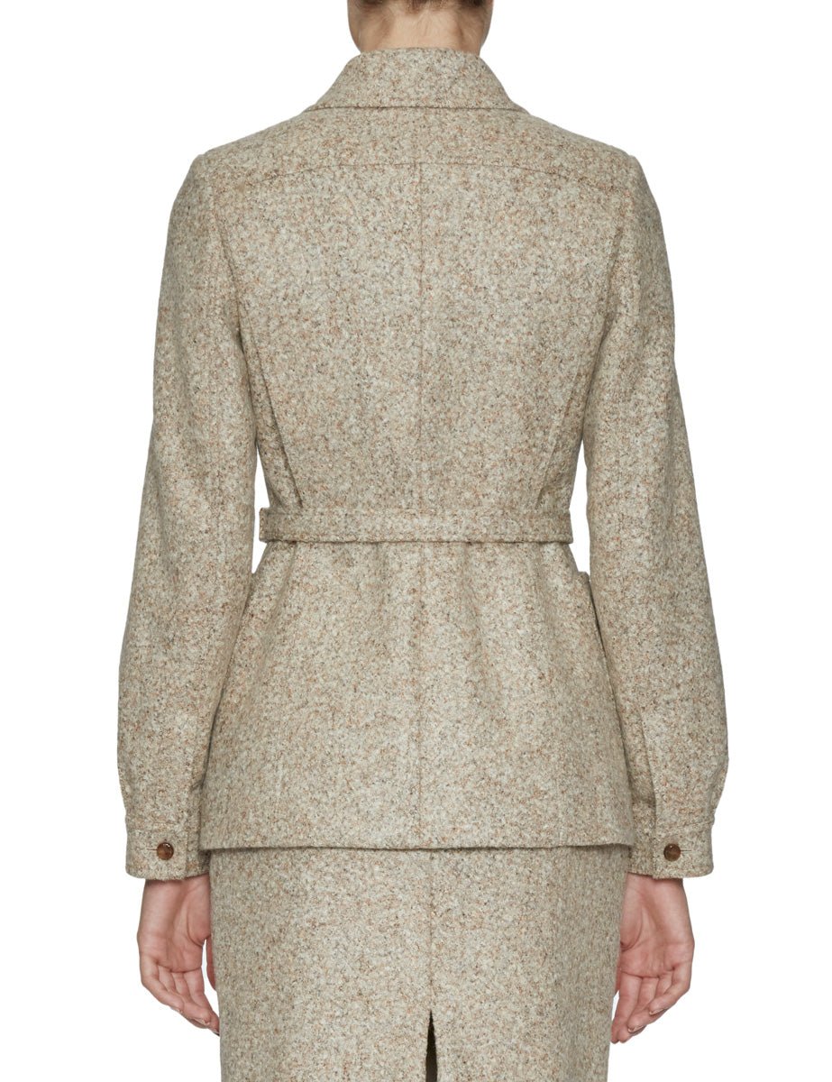giacca seanna paint beige - Frida SRL