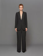 giacca smoking satin nero - Frida SRL