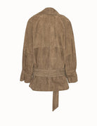 giacca suede oversize morel - rotate - giacca