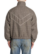 giacca tartan marrone - obey - giacca