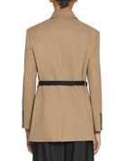 giacca tasconi cintura biscotto - blufrida - giacca