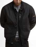 giacca traction wax black - barbour - giacca