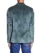 giacca velluto coste monopetto edera - bharnaba - giacca