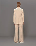 giacca velluto liscio beige - blufrida - blazer