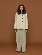 giacca velour gesso - t_coat - cappotto
