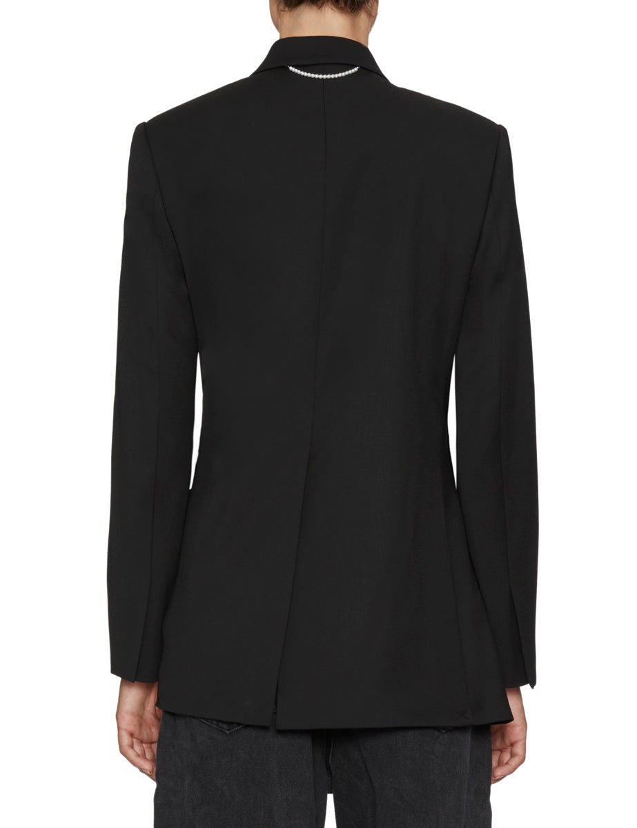 giacca venus bottoni perla black - kimhekim - giacca