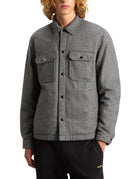 giacca wool check alaskan shiret grey - woolrich - giacca