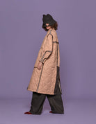giaccone trapuntato beige - t_coat - giacca