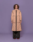 giaccone trapuntato beige - t_coat - giacca